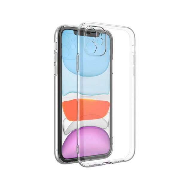 Apple iPhone 11 Kılıf Kamera Korumalı Süper Silikon Kapak ürün görseli 1