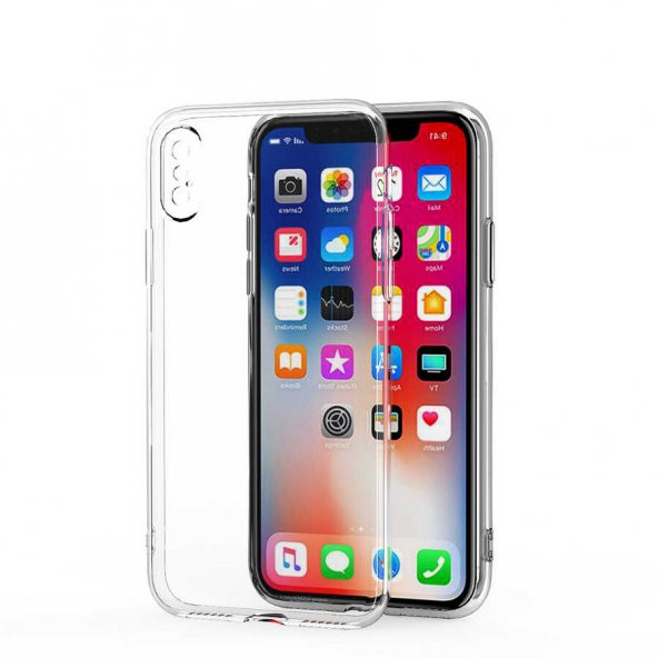Apple iPhone XS Max 6.5 Kılıf Kamera Korumalı Süper Silikon Kapak ürün görseli 1