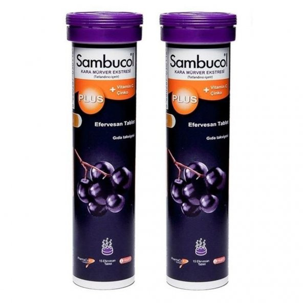 Sambucol Plus Efervesan 15 Tablet 2 Adet ürün görseli 1