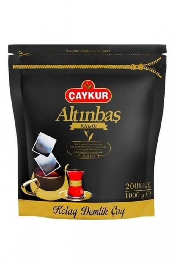 Çaykur Altınbaş Klasik 5 gr 200'lü Demlik Poşet Çay ürün görseli 1