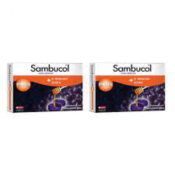 Sambucol Plus Kara Mürver Ekstresi 20 Pastıl 2 Adet ürün görseli 1