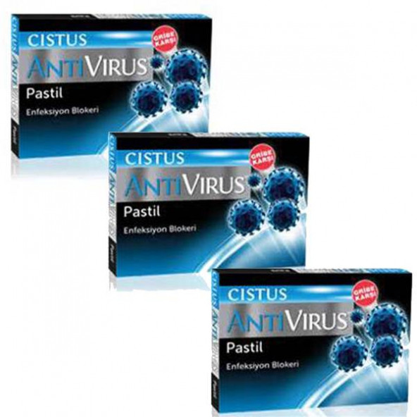 Cistus Antivirus Pastıl 10lu 3 Adet ürün görseli 1