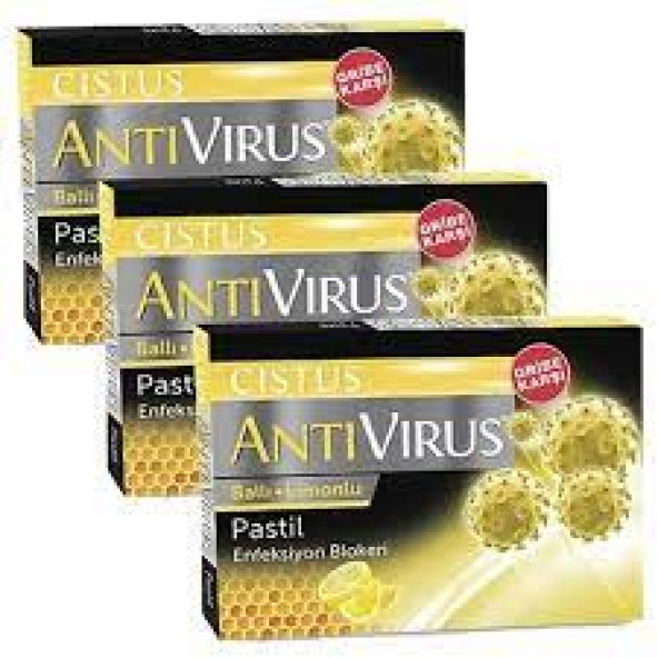 Cistus Antivirus Ballı Limonlu Pastıl 10lu 3 Adet ürün görseli 1