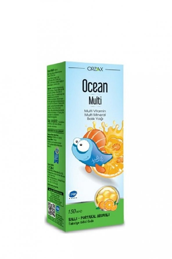 Ocean Multi Omega 3 Kral Şakir 150 ml Şurup ürün görseli 1