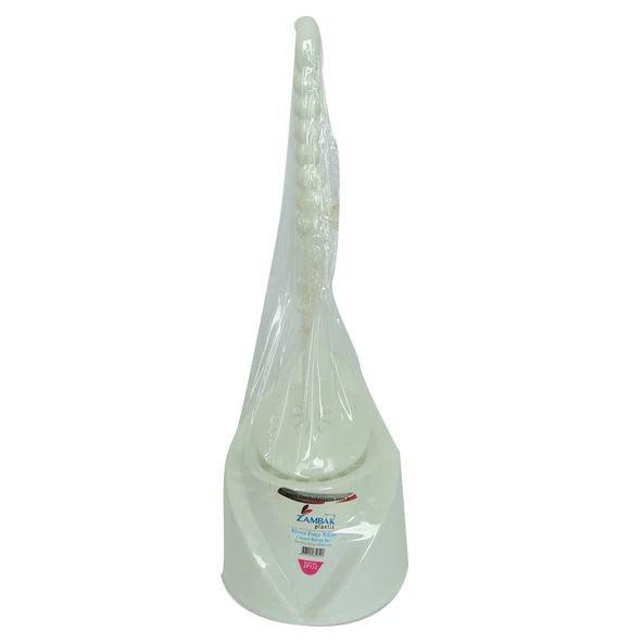 LokmanAVM Zambak Plastik Muhafazalı Tuvalet Klozet Fırça Takımı Karışık Renk ZP-152 ürün görseli 1