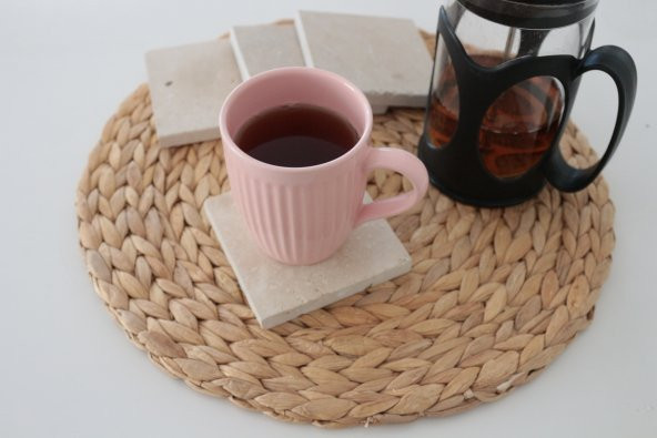 VENTO HOME Doğaltaş Mermer Bardak Altlığı ürün görseli 1