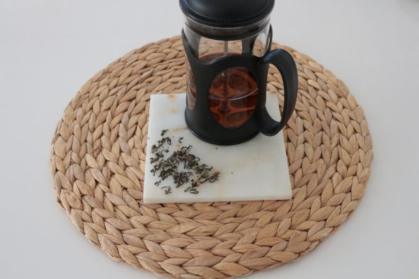VENTO HOME Doğaltaş Mermer Nihale-Mini Beyaz ürün görseli 1