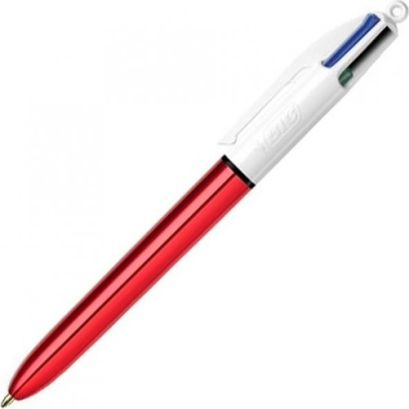 Bic Colours Shine Kırmızı Gövde Tükenmez Kalem ürün görseli 1