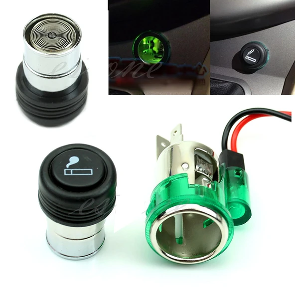 Space Yeşil Işıklı Çakmak 24V / ICCA11 - Resim 4