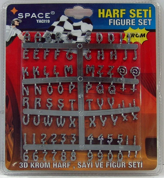 Space Harf Seti ürün görseli 1