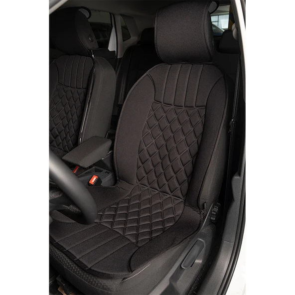 Space Elegance 2'li Koltuk Kılıfı Set Minder Siyah / KLMNY530 ürün görseli 1