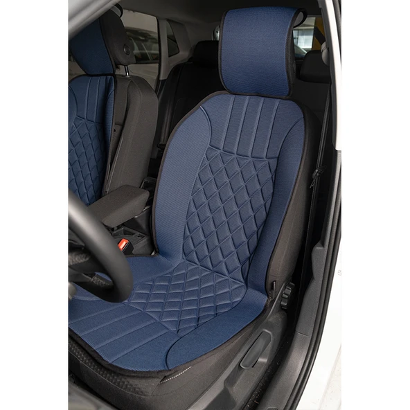 Space Elegance 2'li Koltuk Kılıfı Set Minder Mavi / KLMNY535 ürün görseli 1