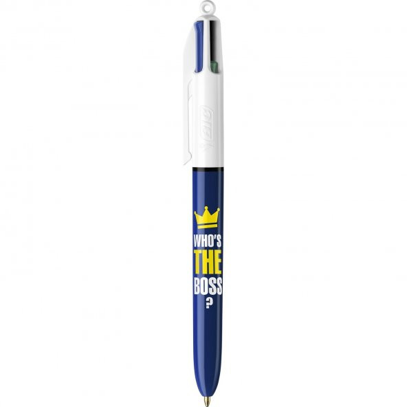 Bic 4 Colours Message 4 Fonksiyonlu Tükenmez Kalem (Mavi-Siyah-Yeşil-Kırmızı) ürün görseli 1