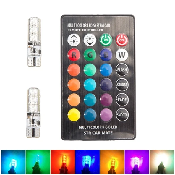Space Uzaktan Kumandalı T10 Led Ampul (6x2 Ledli) ürün görseli 1