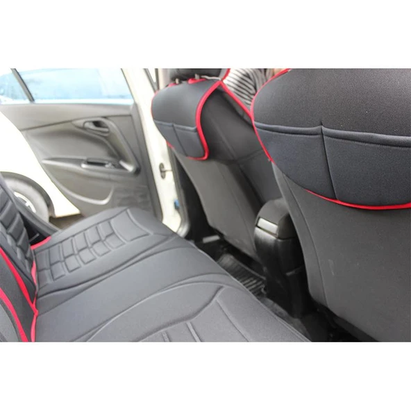 Space Five Star 5'li Set Siyah/Kırmızı / KLMNY154 - Resim 3