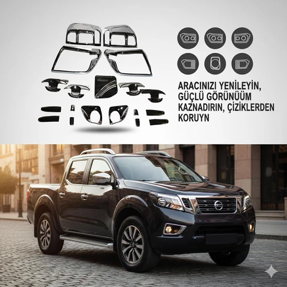 Space Nissan/Navara 2016+ Krom Set - Resim 2