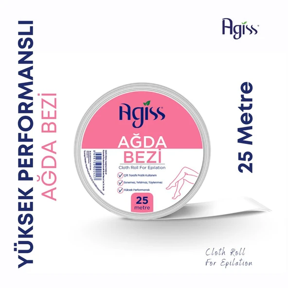 Agiss Ağda Bezi 25 mt ürün görseli 1