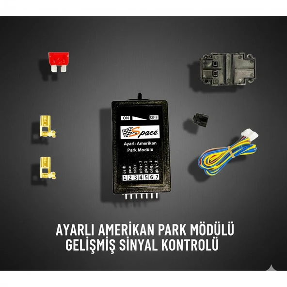 Space Oto Ayarlı Amerikan Park Modülü - Canbus Sistemli (Arıza Işığı Yakmaz) Premium Kalite ürün görseli 1