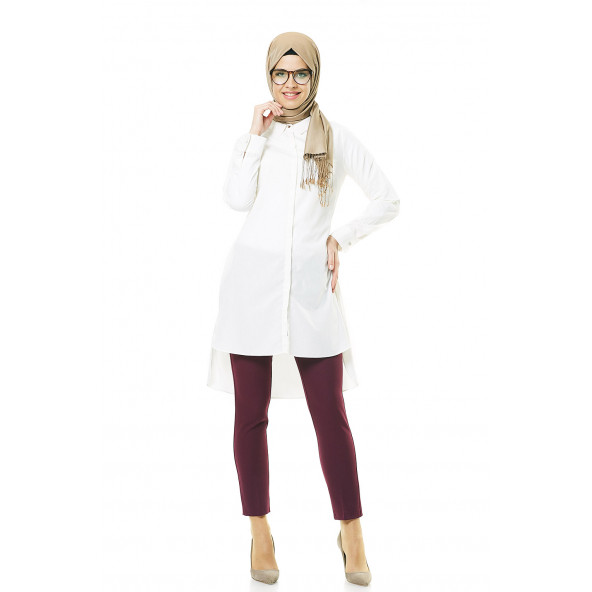 SORALLİNE BAYAN KOT MODEL PANTOLON DAR KESİM 1689 MÜRDÜM ürün görseli 1