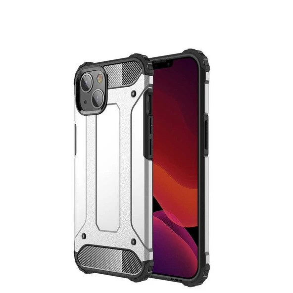 iPhone 13 Mini Kılıf Armor Hybrid Zırh Silikon ürün görseli 1