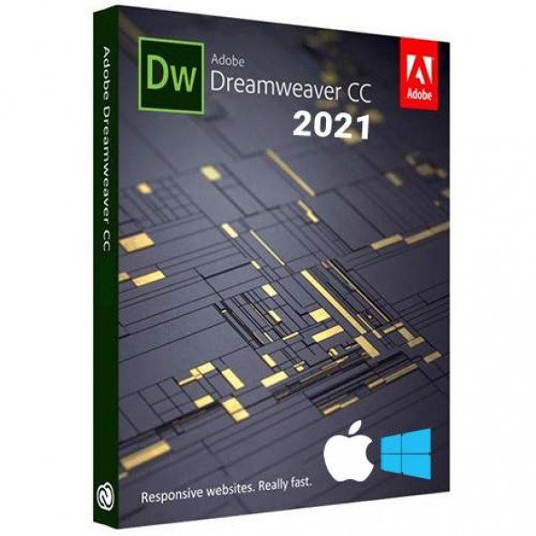 Adobe Dreamweaver 2021 Dijital Lisans Anahtarı ürün görseli 1
