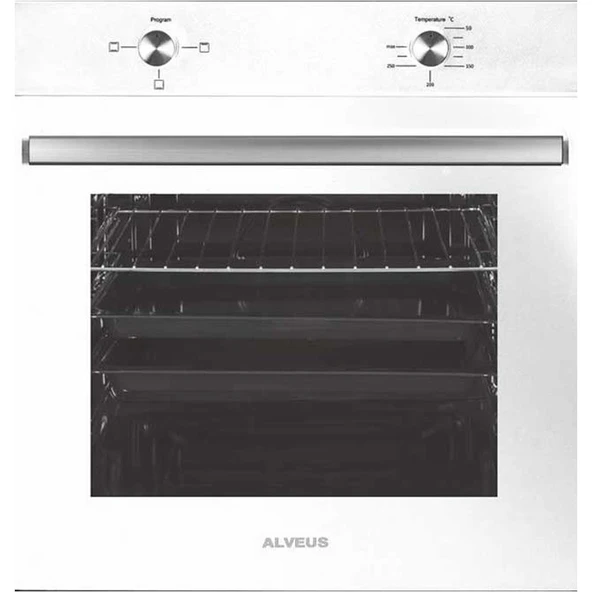 Alveus 3 Program Beyaz Ankastre Cam Set - Resim 2