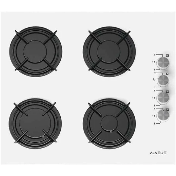 Alveus 3 Program Beyaz Ankastre Cam Set - Resim 3