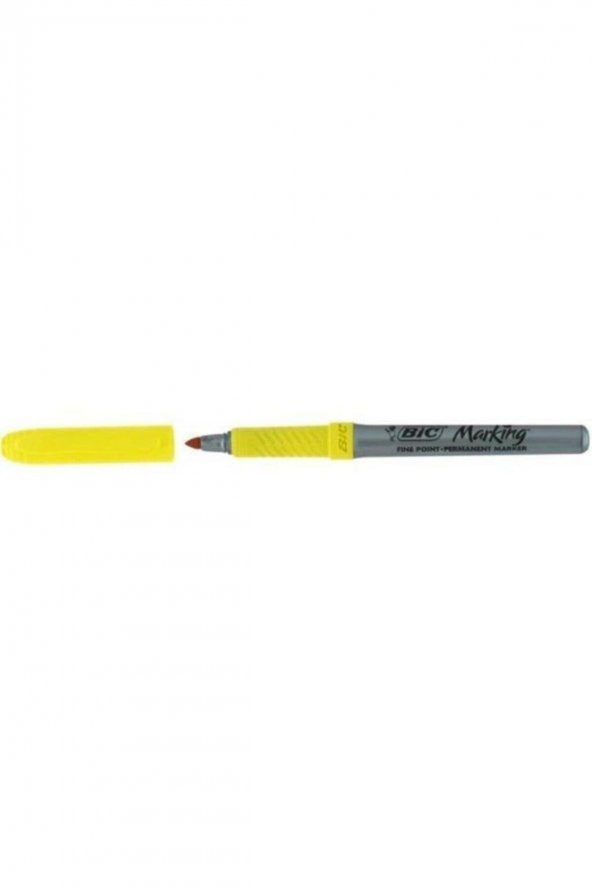 Bic Fine Point Parmanent Marker Limon Sarı ürün görseli 1