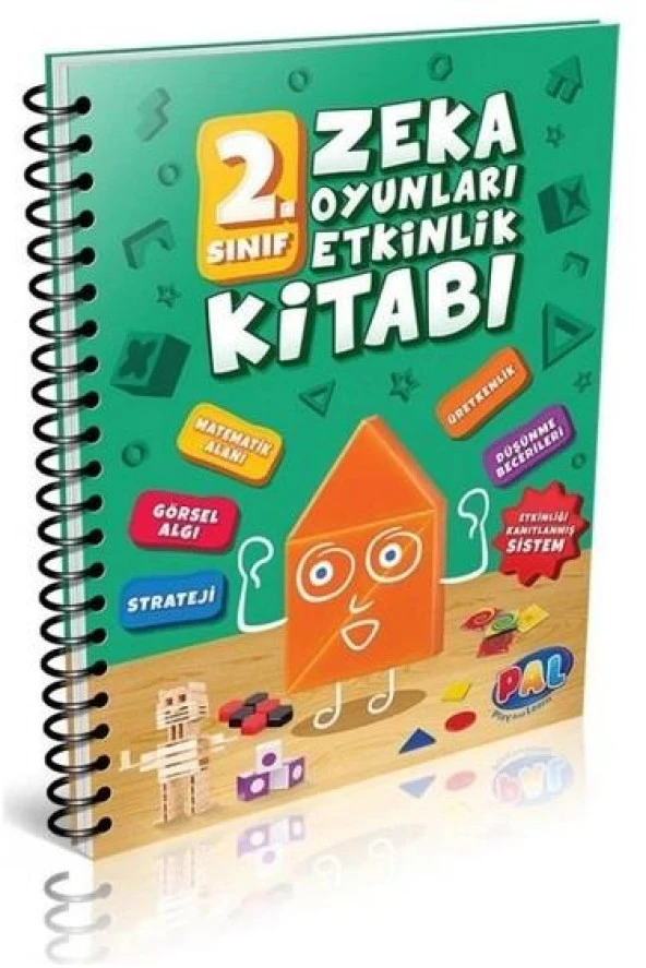 Pal 2. Sınıf Zeka Oyunları Etkinlik Kitabı ürün görseli 1