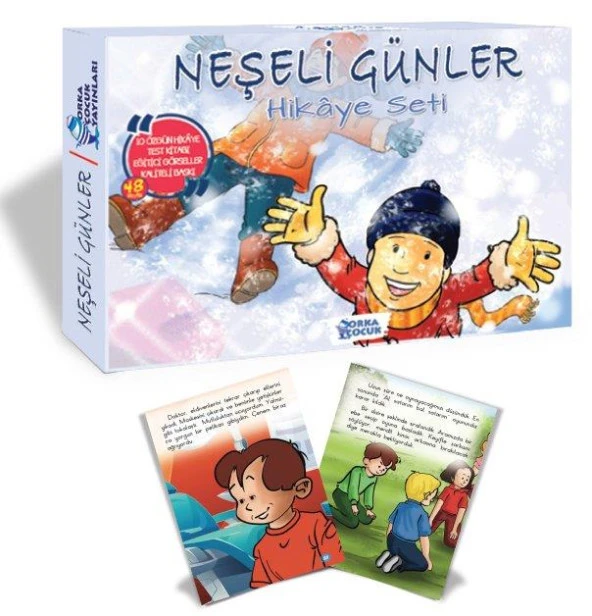 Orka 2. ve 3. Sınıf Neşeli Günler Hikaye Seti 10 Kitap ürün görseli 1