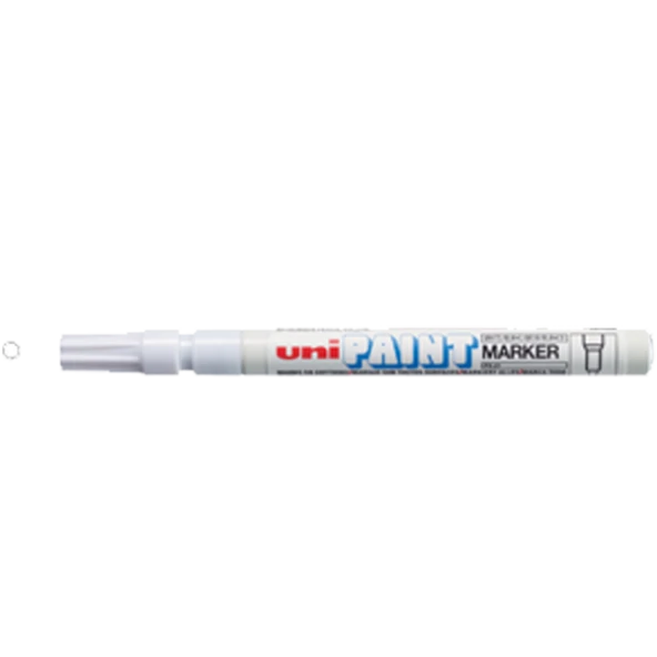 Uni-Ball Markör Boyama Kalemi Paint Marker 0.8-1.2 Mm Beyaz (12 Li Paket) ürün görseli 1