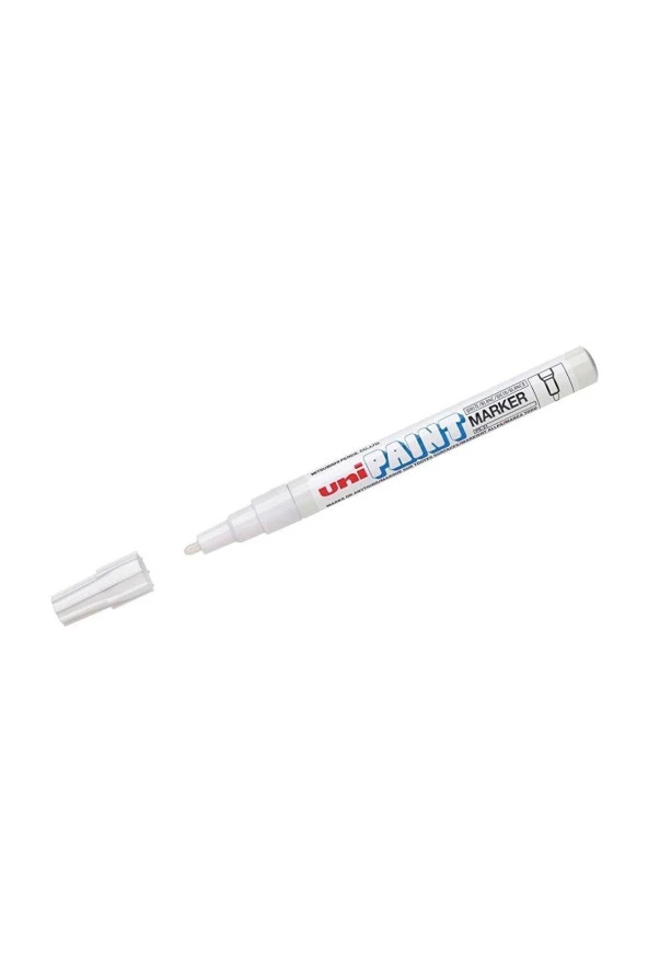 Uni-Ball Markör Boyama Kalemi Paint Marker 2.2 - 2.8 Mm Beyaz (12 Li Paket) ürün görseli 1