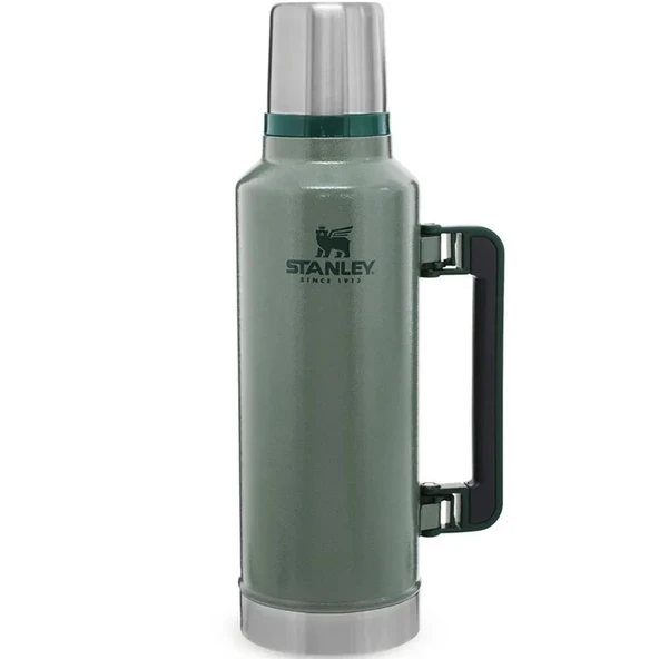 Stanley 10-07934-003 Klasik Vakumlu 1.9 Litre Çelik Termos - Yeşil ürün görseli 1