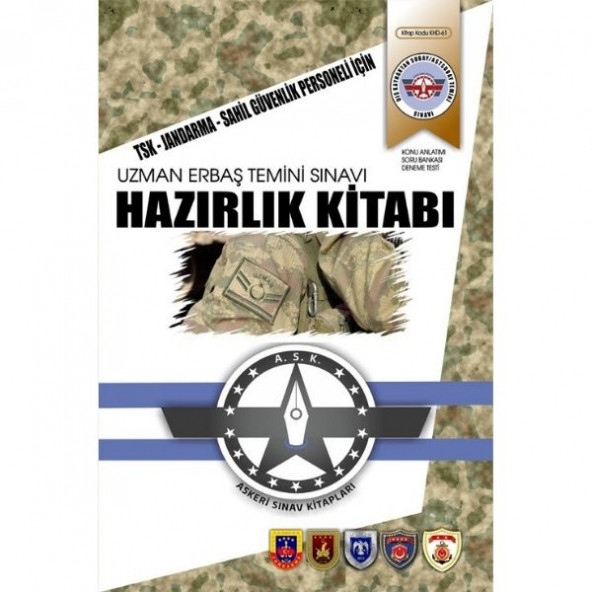 Uzman Erbaş Temin Sınavına Hazırlık Kitabı ürün görseli 1