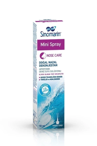 Sinomarin Mini Deniz Suyu 50 ml Burun Spreyi - Resim 2