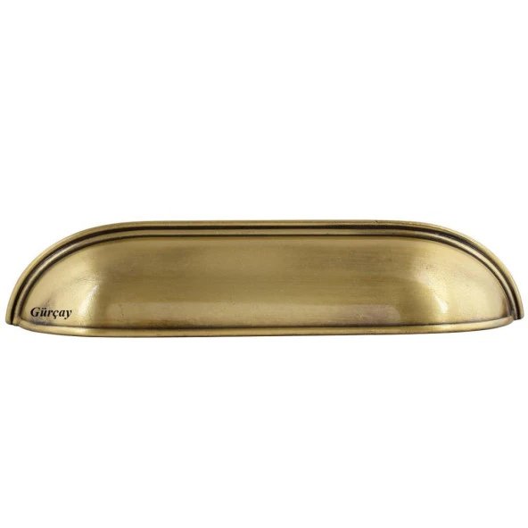 Lüks Çanak Kulp Antik Sarı 128mm (2 Adet) ürün görseli 1