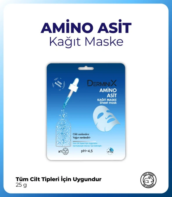 Derminix Amino Asit Kağıt Maske ürün görseli 1