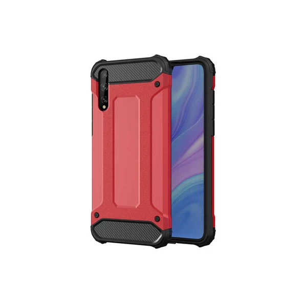 Huawei P Smart S (Y8P) Kılıf Armor Hybrid Zırh Silikon ürün görseli 1
