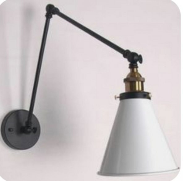 MYLİGHTS  RETRO RUSTİK VİNTAGE METAL AKROBATİK APLİK  OKUMA LAMBASI ürün görseli 1