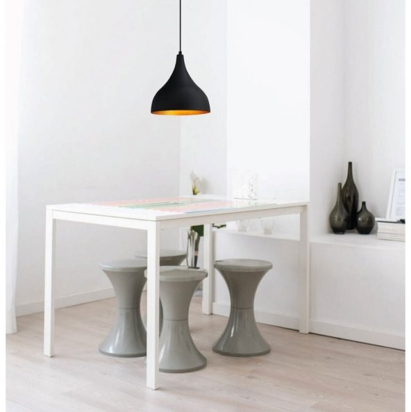 MYLİGHTS  RETRO  RUSTİK VİNTAGE  METAL TEKLİ AVİZE - Resim 2
