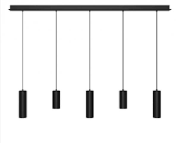 MYLİGHTS   MASA  ÜSÜTÜ BEŞLİ LED AVİZE GÜN  IŞIĞI LED AMPULLÜ  120 CM TABAN ürün görseli 1