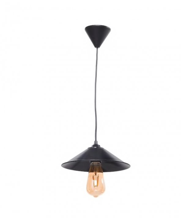 MYLİGHTS  RETRO  RUSTİK VİNTAGE METAL SARKIT TEKLİ AVİZE ürün görseli 1