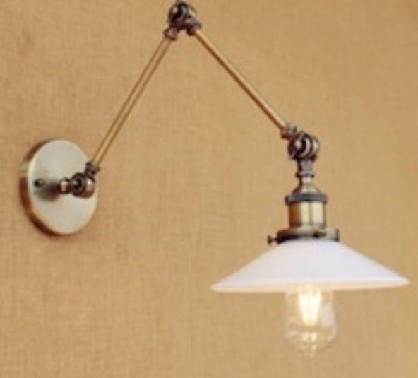 MYLİGHTS RETRO APLİK ESKİTME BRONZ APLİK AKROBAT APLİK RETRO AKROBAT APLİK ürün görseli 1