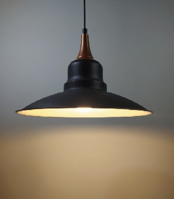 MYLİGHTS  VİNTAGE  RETRO  RUSTİK METAL SARKIT AVİZE   BAKIR ASKILI ürün görseli 1