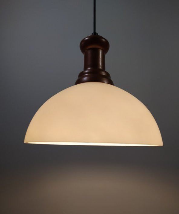 MYLİGHTS  OPAL CAMLI MUTFAK YATAK ODASI SALON  KORİDOR  GENÇ ODASI  SARKIT AVİZE 30 CM ürün görseli 1