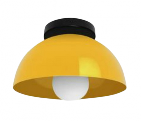 MYLİGHTS  SPOR  MODERN PLOFONYER TAVAN AVİZE   40 CM SARI ARMATÜR AV,İZE ürün görseli 1