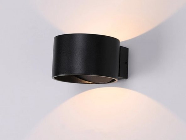 MYLİGHTS   SİYAH   ÇİFT YÖNLÜ LED APLİK BEYAZ G9 LED AMPUL DAHİL ürün görseli 1