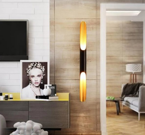 mylights  retro  rustik  çift  yönlü  led aplik  gün  ışığı  gu 10 led ampul dahildir ürün görseli 1