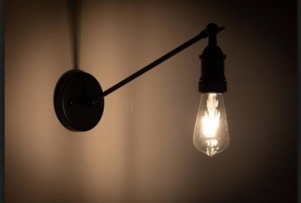 MYLİGHTS SİYAH  MAFSALI HAREKETLİ APLİK DUVAR LAMBASI GECE LAMBASI ürün görseli 1
