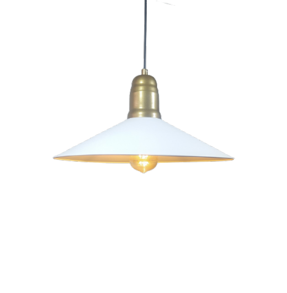 MYLİGHTS  RETRO  RUSTİK VİNTAGE  BEYAZ METAL SARKITAVİZE 40 CM EN ürün görseli 1